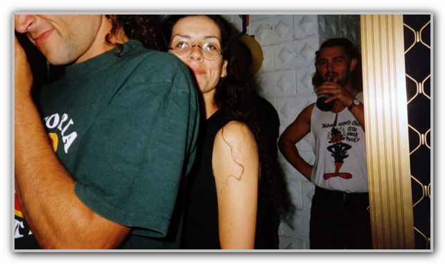 LJ & Friend 1 at her house